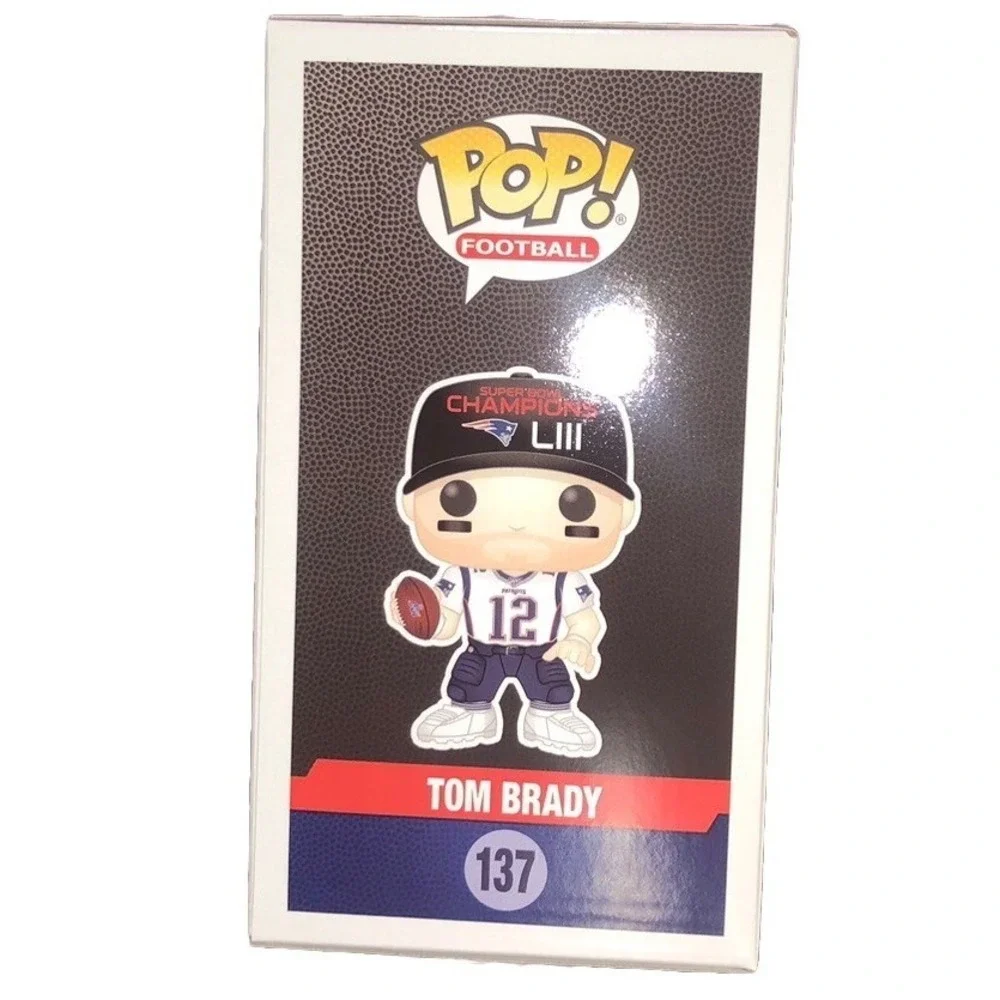Funko Pop! NFL New England Patriots Super Bowl LIII Tom Brady #137 NEW